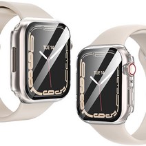 림스테일 애플워치 액정보호형 탈부착식 케이스 2개입, 투명