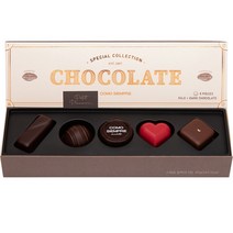 꼬모쎔쁘레 스페셜 컬렉션 수제 초콜릿 5종 세트 45g, 1세트