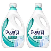 다우니 프리미엄 액체형 세제 실내건조, 2.8L, 2개