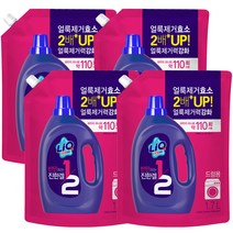 리큐 반만쓰는 진한겔 드럼용세제 리필, 1.7L, 4개
