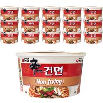 신라면 건면 사발 77g, 16개