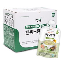 짱죽 맛있는 이유식 맘마짱 10개월부터 10p, 1개, 전복노른자진밥