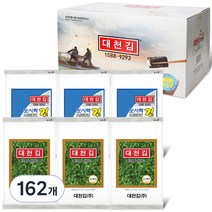 대천김 재래 도시락김, 5g, 162개