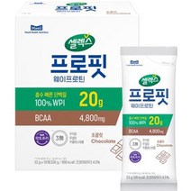 셀렉스 프로핏 웨이프로틴 파우더 초콜릿, 33g, 10개