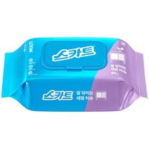스카트 잘닦이는 세정티슈 80매, 1개