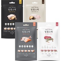 딩동펫 반려동물 일품스틱 짜먹는간식 10g*5p 4종 혼합 세트, 전복 + 오리, 꽃게 + 다랑어, 참돔 + 연어, 전복 + 닭 혼합맛, 1세트