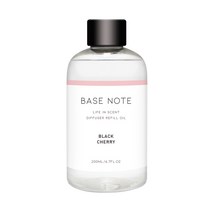 베이스노트 디퓨저 리필오일, 블랙체리, 200ml