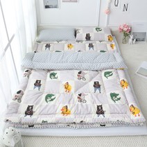 보떼하우스 유아 포근한 겨울 차렵이불 A, 숲속친구