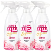 스프레이 피죤 섬유탈취제 강력탈취 시그니처, 490ml, 3개, 플라워 페스티벌
