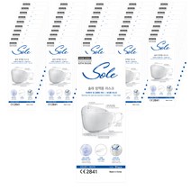 솔래 황사 방역용 마스크 대형 KF94 화이트, 50개, 1개입