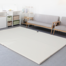 엘키즈 프리미엄 항균 폴더매트 2p, 네츄럴크림