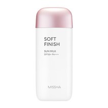 미샤 올 어라운드 세이프 블록 소프트 피니쉬 선밀크 SPF50+/PA+++, 70ml, 1개
