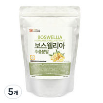 갑당약초 보스웰리아추출분말 실속형 지퍼백, 5개, 200g