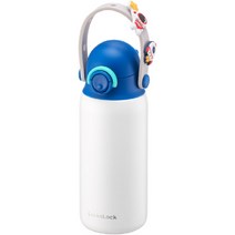 락앤락 키즈 스트랩 텀블러 LHC3283, 블루(LHC3283BLU), 350ml
