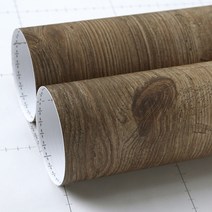 무늬목 시트지 SM2133-1, 파인 올리브 브라운