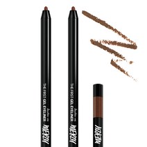 머지 더 퍼스트 젤 아이라이너 0.5g, G12 시에나 브라운, 2개