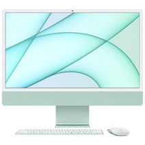 Apple 2021 아이맥 24, 그린, M1, Apple M1 7 core, SSD 256GB, 16GB, Retina 4.5K, 미지원, CTO