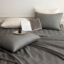 마틸라 여름숲 풍기인견 홑이불, 차콜