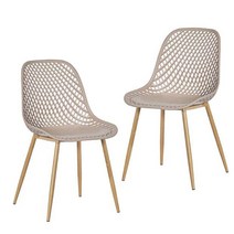 노아가구 인테리어 다용도 네트 체어 2p, 베이지, 2개