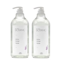 비엔디생활건강 보타닉 주방세제 1000ml x 2p + 전용펌프 세트, 1세트, 2L