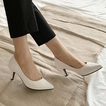 데이즌 포인티드 토 스틸레토힐 펌프스