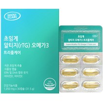 서울랩스 초임계 알티지 오메가3 트리플케어 31.5g, 1개, 30정