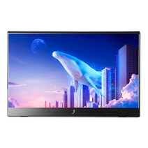 주연테크 FHD LED IPS 60Hz 스피커내장 포터블 휴대용 모니터 캐리뷰, 39.6cm, V156FP