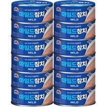 사조 마일드 참치 안심따개, 12개, 100g