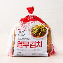 명인유정임 열무김치, 3kg, 1개