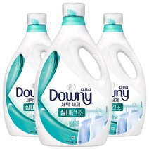 다우니 프리미엄 액체형 세제 실내건조, 2.8L, 3개