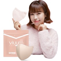 푸름웰니스 비움 디럭스 KF94 컬러마스크, 1개입, 25매, 핑크베이지