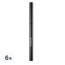우드버리 크리미젤 수퍼슬림 오토아이라이너, Black, 6개