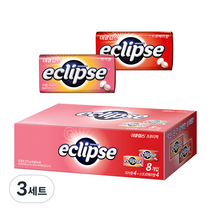 이클립스 프루티팩 피치향 34g x 4p + 스트로베리 34g x 4p, 272g, 3세트