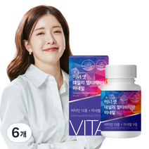 이너셋 데일리 멀티비타민 미네랄, 60정, 6개