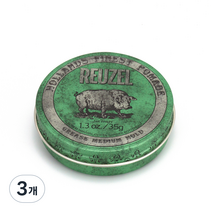 리우젤 코리아 그린 유성 포마드, 35g, 3개