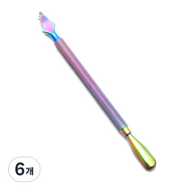 마켓A 셀프 네일 도구 러버푸시, 6개, 3호