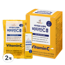 비타할로 상큼톡 비타민 C 스틱 60포, 120g, 2개