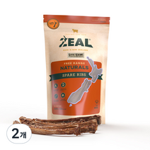 ZEAL 뉴질랜드산 강아지 수제간식, 송아지갈비뼈 125g, 2개