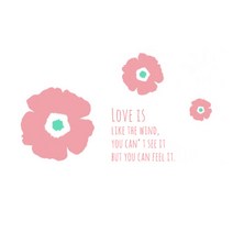 북유럽플라워A, 핑크 + 민트