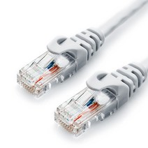 애니포트 고급형 랜선 UTP 2M CAT6, 그레이, 1개