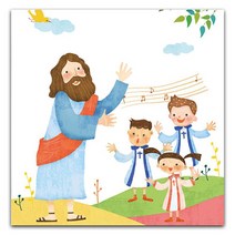 GnG 찬양 암막 롤스크린