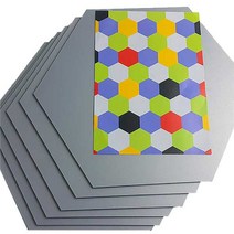시트나라 육각칼라데코바닥재 24장, 그레이, 1개