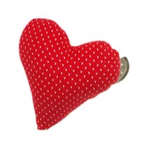 리빙데코 하트집게 우, 비비레드도트, 1개