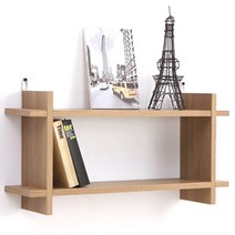 아라마 끼움 2층선반 600, 오크