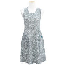 해피툴 큐트 플로럴 원피스 앞치마, 민트, 1개, 1개