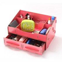 라이프포인트 DIY 화장품 정리함 38, 핫핑크, 1개