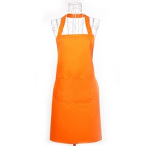 블럭마트 방수 앞치마, 오렌지, 1개