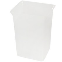 마켓비 ALTO 휴지통 1.8L, 반투명, 1개