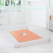 리빙플러스 사각모기장 7~8인용 왕별대, 화이트