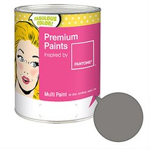 노루페인트 팬톤 멀티 에그쉘광 페인트 1L, 스티플그레이(17-1500)